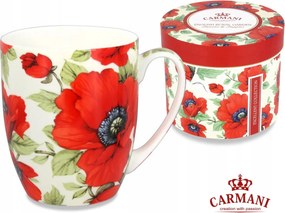 Bögre Carmani Pipacsok porcelán 380 ml