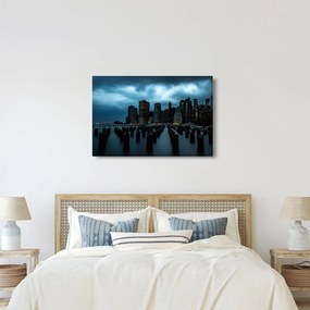 Kép - Kilátás a New York-i felhőkarcolókra (90x60 cm)