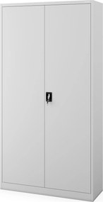Fém irodai szekrény szürke JAN II H2200 1150 x 2200 x 400 mm