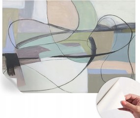 Modern öntapadós fotótapéta Falra Vonalak pasztell 312x219 cm