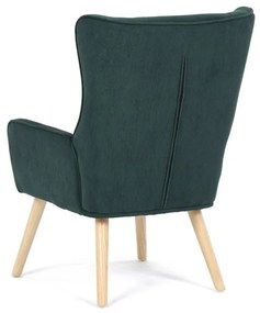 Zöld Kordbársony U-Fotel. AK-314 GRN2