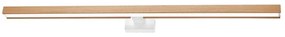 Brilagi-LED fürdőszobai tükörmegvilágítás WOODY MIRROR LED/15W/230V IP44 tölgy/fehér
