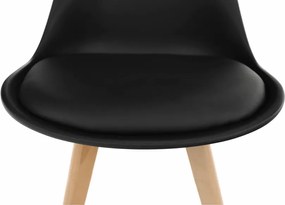 Szék, fekete/bükk, BALI 2 NEW