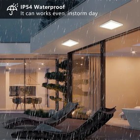 Brilagi - LED Fürdőszobai lámpa ULTRA SLIM LED/18W/230V 30x30 cm fehér IP54