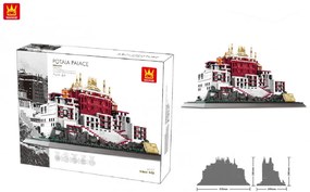 WANGE® 6217 | lego-kompatibilis építőjáték | 1464 db építőkocka | Tibeti Potala palota – Kína