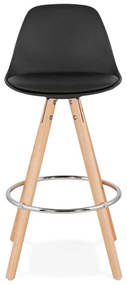 Anau fekete bárszék, ülésmagasság 64 cm - Kokoon