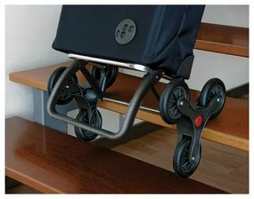 Rolser I-Max MF 6 Logic lépcsőn használhatóbevásárlókosár, fekete