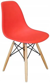 Skandináv stílusú étkezőszékek 4db piros Classic