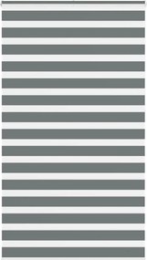 vidaXL zebrafüggönnyel sötét szürke szövetszélesség 125,9cm poliészter
