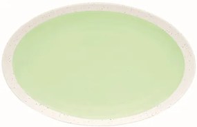 Porcelántálca ovál, 36x23,5cm Pastel &amp; Trend Green
