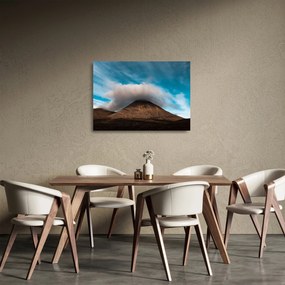 Kép - Felhő a csúcs felett (üvegen) (70x50 cm)