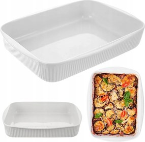 Hőálló porcelán sütőedény sütőforma 2L