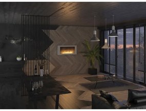 InFire - Fali BIO kandalló 120x56 cm 3kW fehér