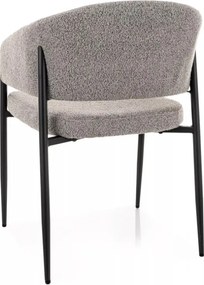 Akita étkezőszék szürke/fekete