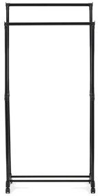 Fekete Fém Ruhafogas. GD-164 BK