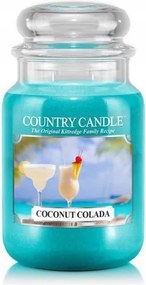 Coconut Colada Country Candle nagy illatgyertya két kanóccal