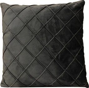 Párnahuzat Velvet Párna Sötétszürke 40x40 rombusz