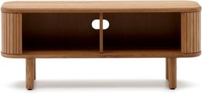 Natúr színű TV-állvány kőrisfa dekorral 120x50x40 cm Mailen – Kave Home