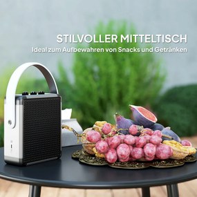 Outsunny Kerti Bútor Garnitúra, polirattan nappali garnitúra sarokkanapéval, asztallal és párnákkal, 6 személyre, sötétszürke