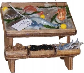 Kis haltartó bódé betlehemhez, 9cm magas