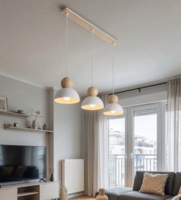 Emibig modern skandináv függeszték kaki fehér emi1677/3