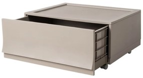 Wave Wood moduláris tárolódoboz kerekekkel 54,6 x43,4 x 22 cm, széles - 1 fiók - kerekek