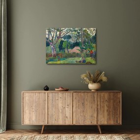 Kép - Paul Gauguin, Te raau rahi (The Big Tree), reprodukciók (70x50 cm)