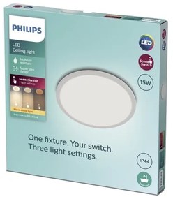 Philips - LED Dimmelhető fürdőszobai lámpa SCENE SWITCH LED/15W/230V IP44