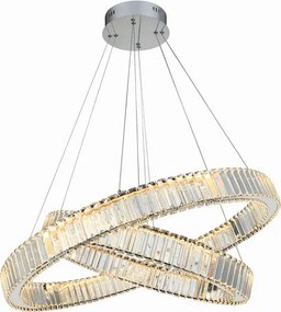 AZZARDO 5793 SPARK Kristály Függesztett Lámpa LED IP20