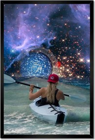 Poszterek keretben 40x60 Kajak-kenuval a világ végére