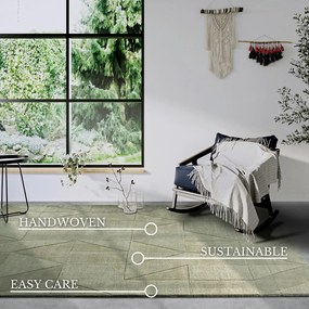 Zöld kézi szövésű gyapjú szőnyeg 160x230 cm Ursule – Villeroy&amp;Boch