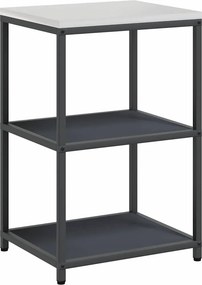 vidaXL Konyhai Tárolás polcokkal Antracit 60 x 50 x 92 cm Acél