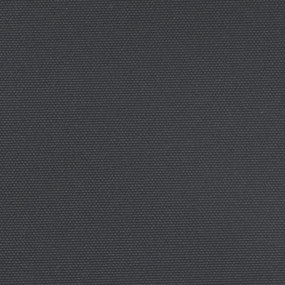 fekete behúzható oldalsó napellenző 180 x 1200 cm