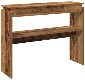 szürke sonoma szerelt fa tálalóasztal 80x30x102 cm