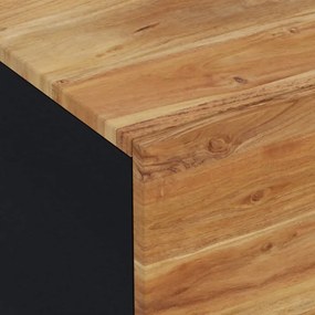 tömör akácfa TV-szekrény 105 x 33 x 46 cm