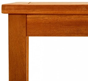 tömör akácfa kerti dohányzóasztal 110 x 60 x 45 cm
