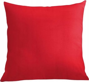 Párnahuzat 50x60 piros egyszínű