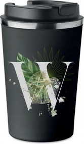 Prémium termo bögre fekete Betűvel Veronika Viktória nevében KT_204_cz