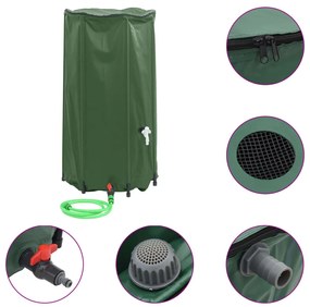 összecsukható PVC víztartály csappal 100 L
