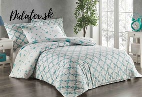 Katherina menta pamut ágynemű DeLuxe Ágynemű mérete: 200x220 cm, A csomag tartalma: Készletcsomagolás
