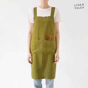 Len kötény Crossback – Linen Tales