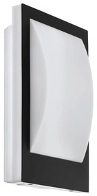 Eglo 79577 - Kültéri fali lámpa FLAMMIGNANO 1xE27/9W/230V IP44 fekete