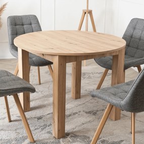 Kihúzható étkezőasztal 102–142 cm méretben, artisan tölgy színben HARRY