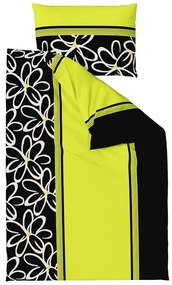 Pamut ágynemű BELLA BLEND zöld Ágyneműhuzat mérete: 70 x 90 cm | 140 x 200 cm