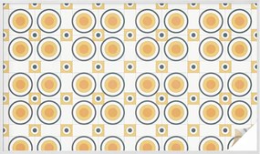 Szélvédőfólia Ablakvédő Retro körök 200x116 cm