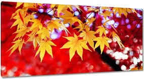 Vászonkép 115x55 Sárga őszi levél