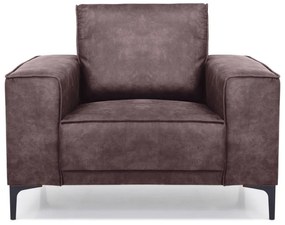 Copenhagen sötétbarna műbőr fotel - Scandic