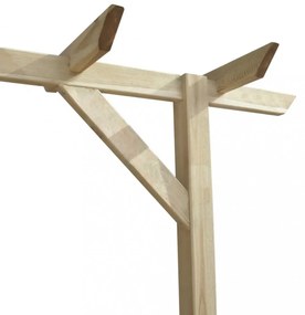 fa kerti pergola 410 x 40 x 203 cm