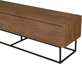 Milo Walnut and Black II TV-asztal, L