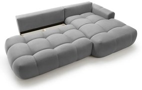 Sarokkanapé Ombre (J) (szürke + fekete) . 1100450